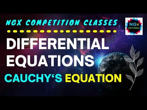 Differential Equations: Cauchy’s Equation