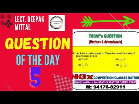 Question of the day (Q5)