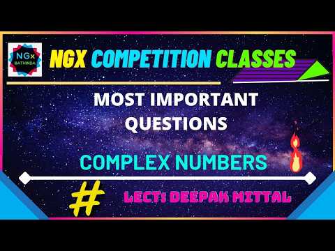 Complex Numbers (Most Important Questions)