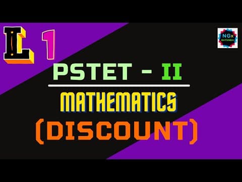 PSTET Maths (Chapter-10) (Discount)